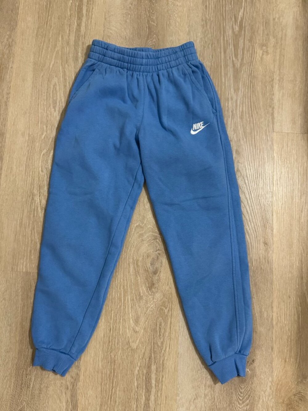Nike Youth Medium Blue Fleece Jogger Sweatpants